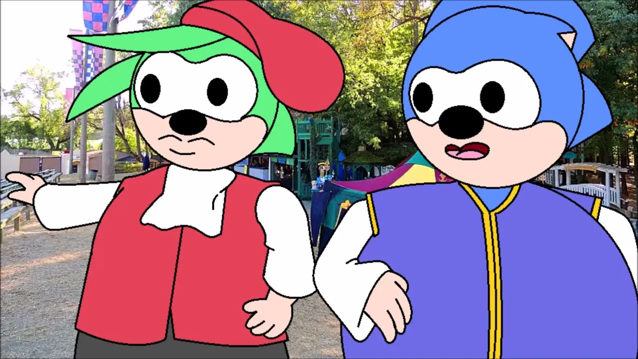 The Sonic Underground Characters Go To The Renaissance Festival🗡️💪🏼🛡️🐴